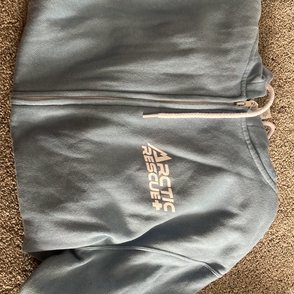 Powder Blue SeaWorld Arctic Rescue Zipper Hoodie - Picture 2 of 2